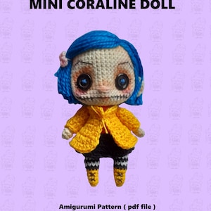 Mini Coraline - Amigurumi Pattern