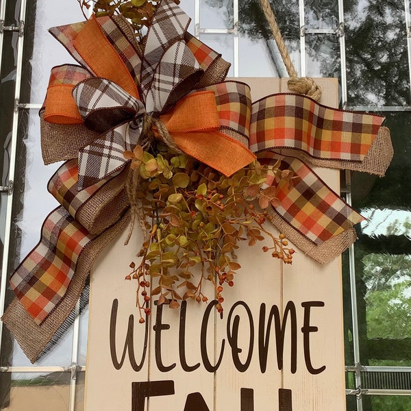Wooden Fall Decor Etsy