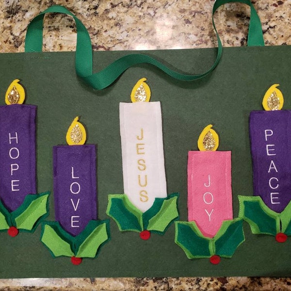 Felt Advent Banner