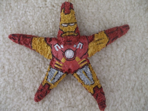 Fer Homme étoile De Mer Super Heros Cadeaux Enfants Cadeaux De Garçons Ornements Décoration De Noël Cadeau De Plage