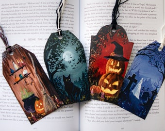 Halloween Coffins Double-sided Bookmarks Package