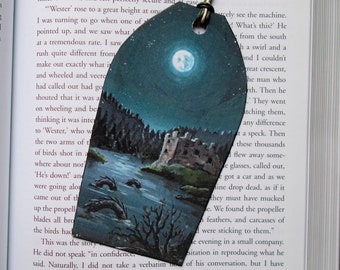 The Loch Double-Sided Handmade Illustrated Halloween Bookmark