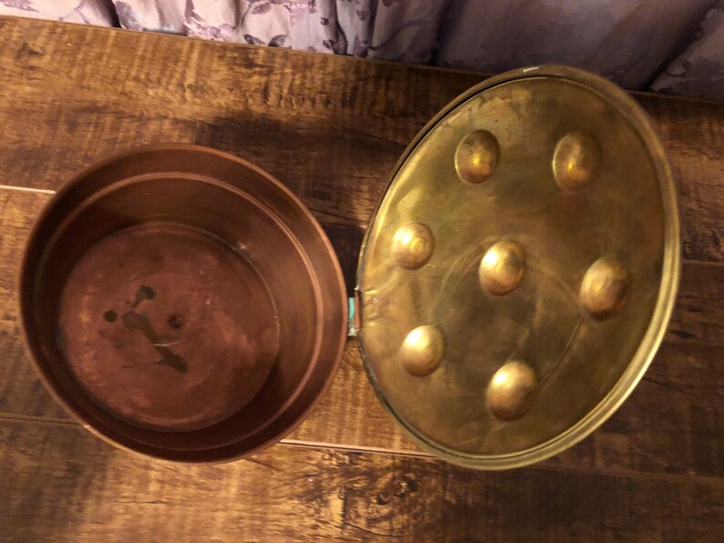 Brass Bed Warmer, Popcorn Maker, Wall Decor, Contemporary, Vintage Etsy