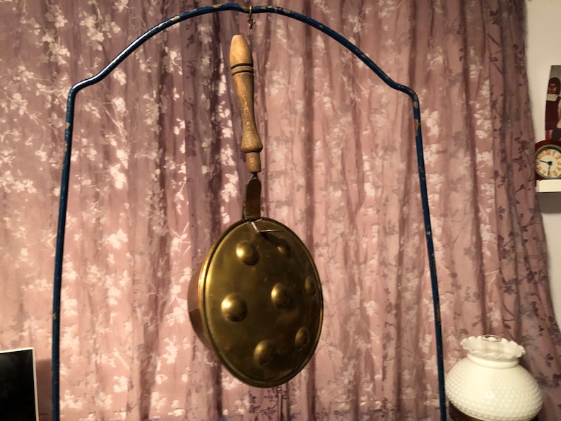 Brass Bed Warmer, Popcorn Maker, Wall Decor, Contemporary, Vintage Etsy