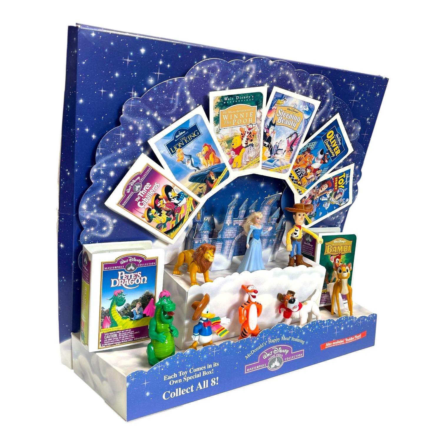 King & Prince McDonald'sコラボグッズセット Mcdonald's Happy Meal Walt Disney Masterpiece Collection Display