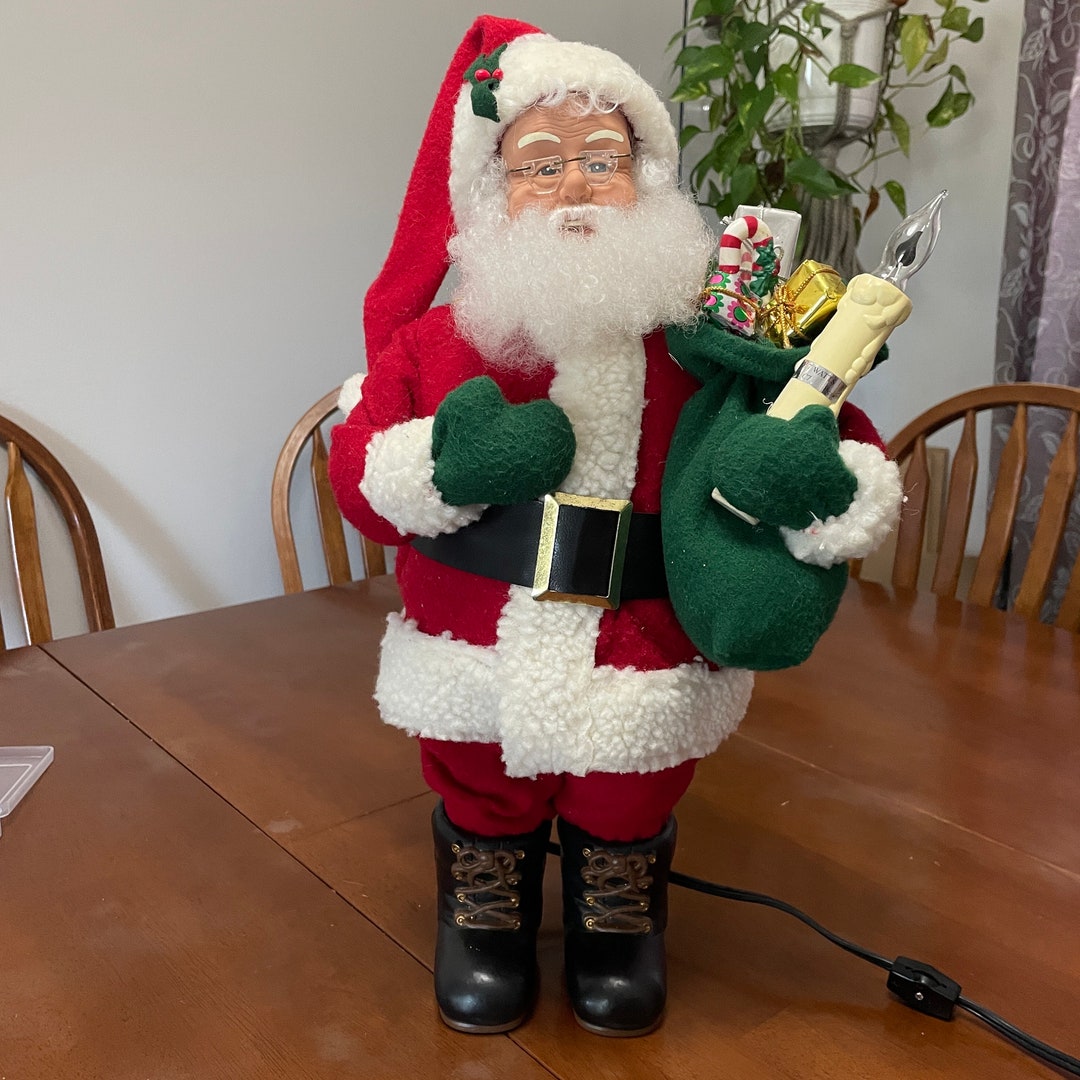 Holiday Creations Animated Santa Claus Tabletop Display