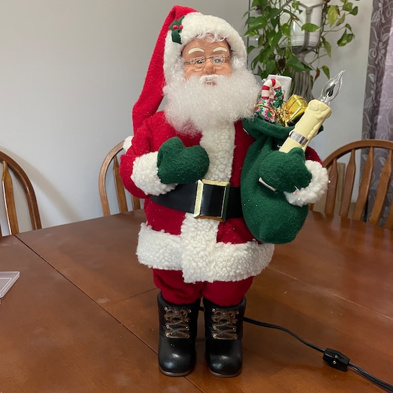 Holiday Creations Animated Santa Claus Tabletop Display - 18.25