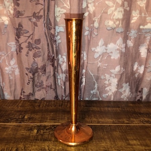 Tall copper vase, BOHO, Contemporary, Vintage
