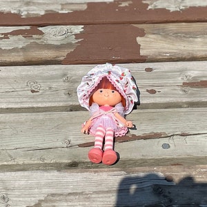 Dancin Strawberry Shortcake Doll, The World of Strawberry Shortcake, American Greetings Corp,  1979, Party Pleaser Dolls with Pets, Vintage