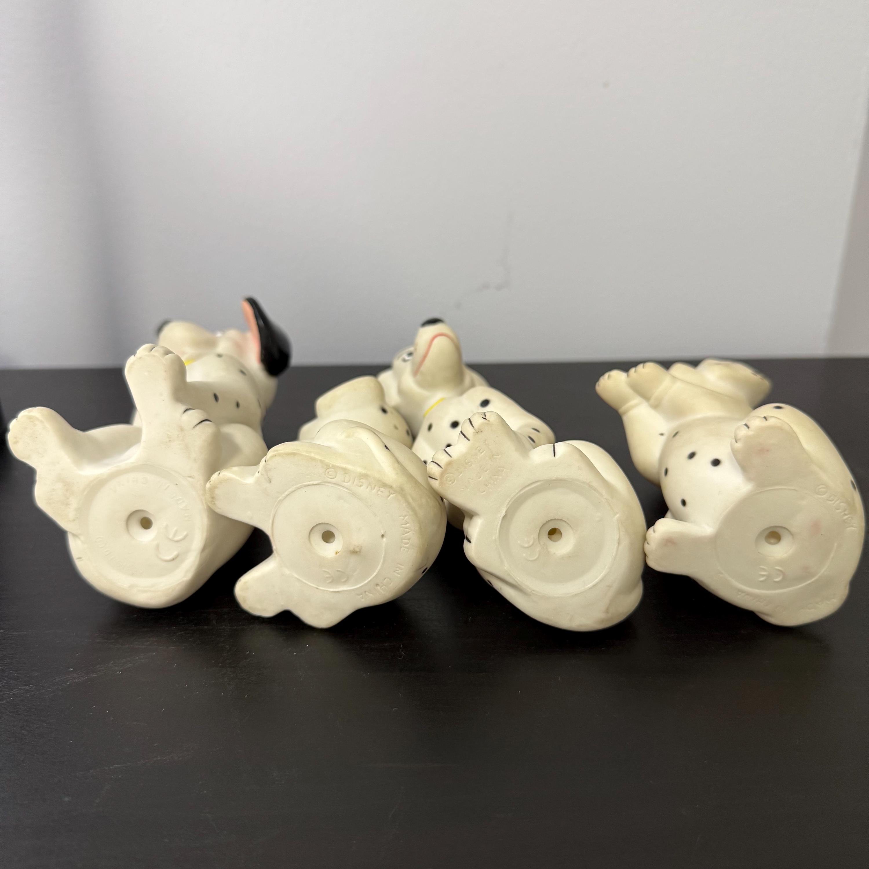 101 Dalmatians, Rubber Squeeze Toys, Pongo, Perdita, Patch and