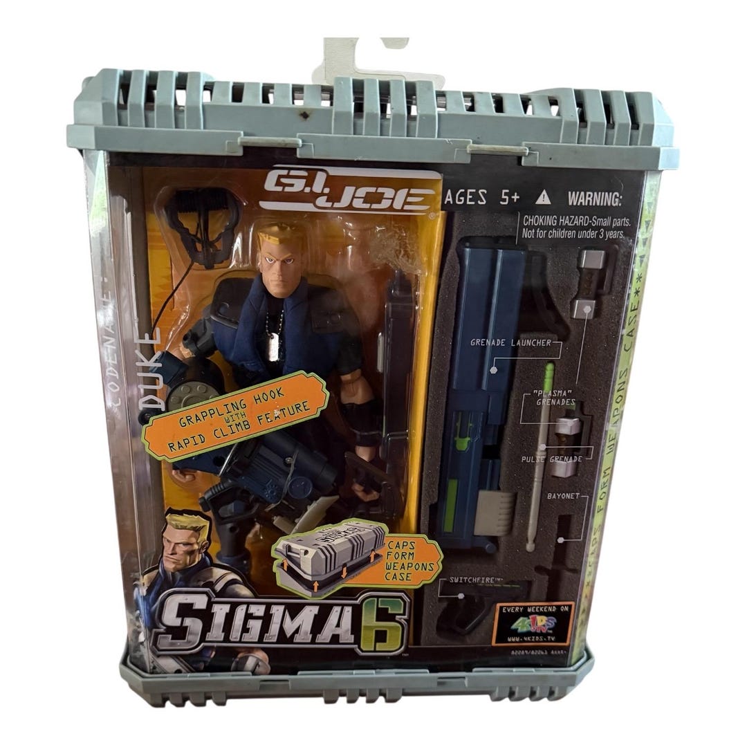 Hasbro Covert GI Joe Action Figure, Commander Duke, Sigma 6 Line ...