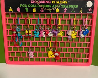 Pre-owned CHARMING BELL CHARMS, Animal, Googly Eyes, Collectors and Traders, 1980s, Zipper Charms, Bracelet, Necklace, Vintage, Retro