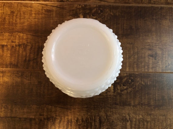 ファイヤーキング コンテナー Fire King Container, Anchor Hocking, Hobnail Milk Glass