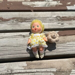 Lemon Meringue Berry Baby Doll with Bottle, The World of Strawberry Shortcake, American Greetings, Berry Babies they drink they wet, Vintage