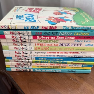 I CAN READ it all by myself Beginner Books, Bright  and Early  Books for Beginning Beginners, Various Titles, Vintage Books 1958 to 1980