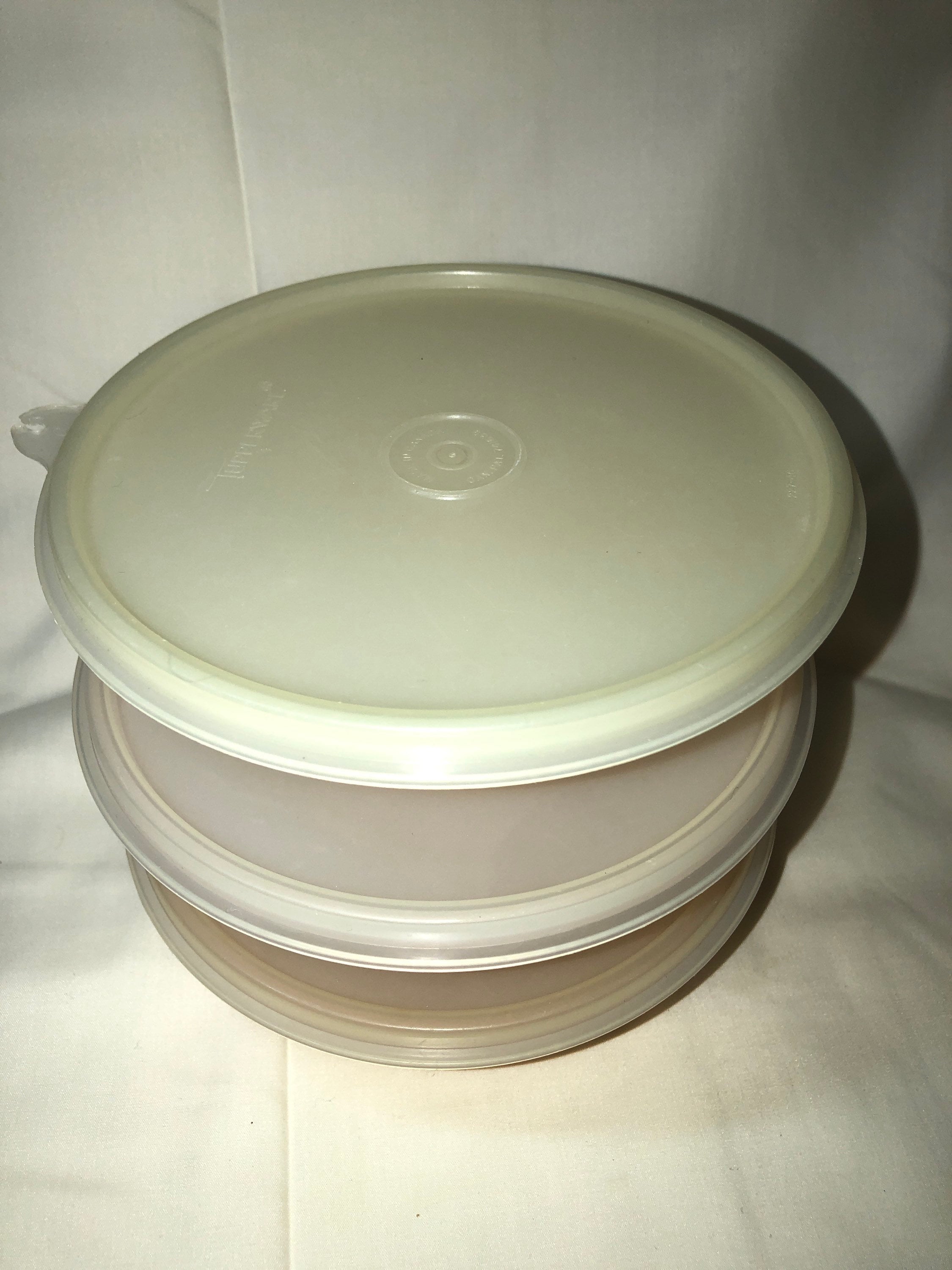 Tupperware Nesting Cereal Bowl With Snaplid Set of 3 Etsy