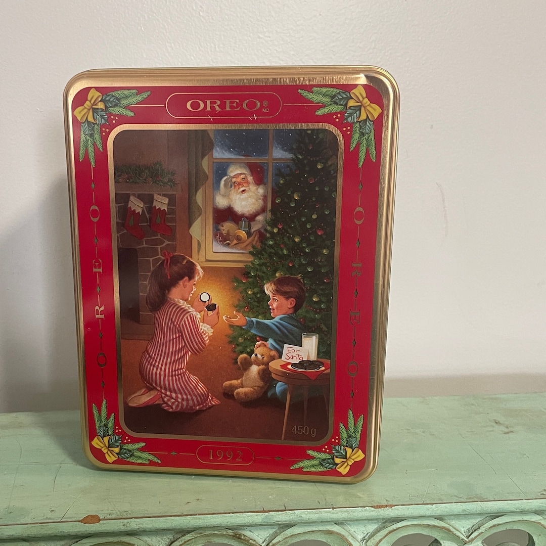 Christmas OREO Cookie Tin 