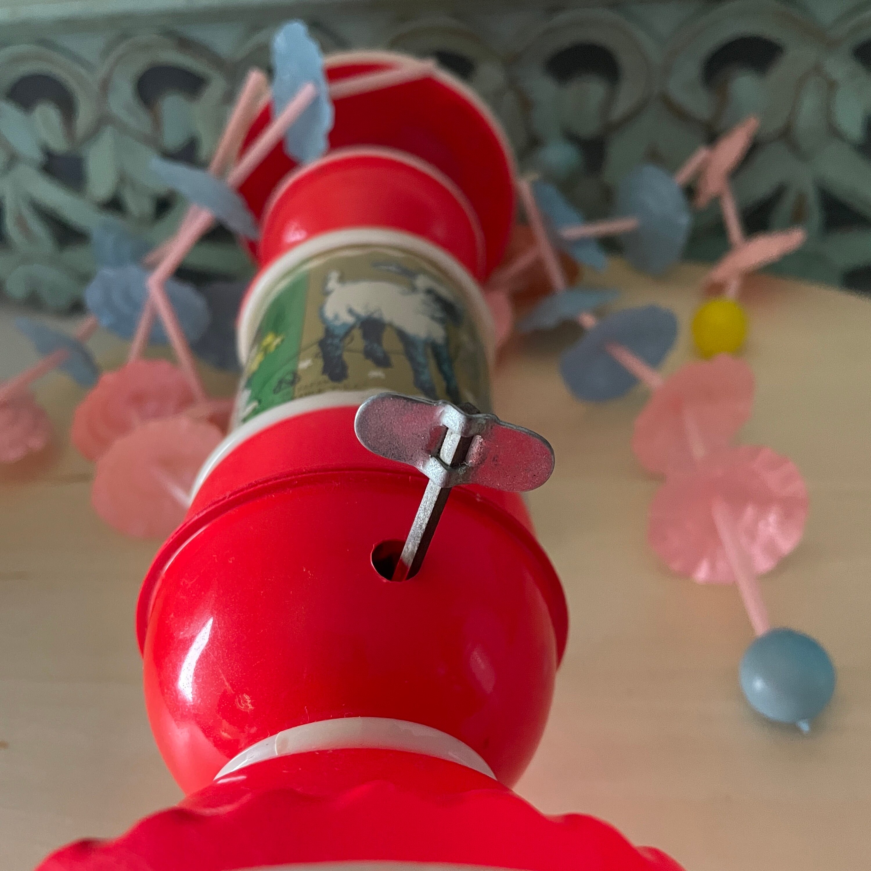 Merry Go-round Musical Toy - Wind-up Key, Fragile, Made in