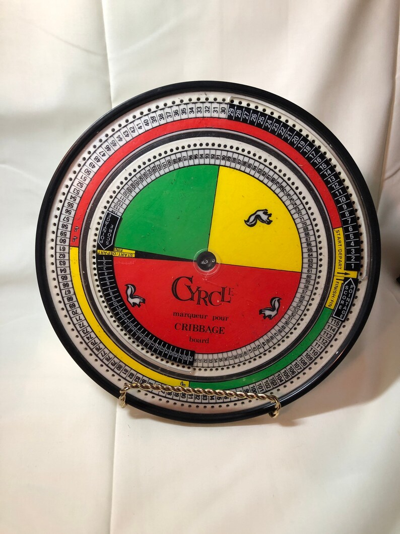 Cyrcle Cribbage Board Vintage Rare Ron Cyre Designed | Etsy Canada