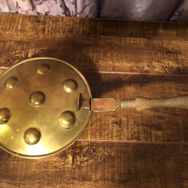 Brass Bed Warmer Etsy