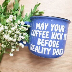 Summer Campfire Mug - Speckled Campfire Coffee Mug - Coffee Lover Gift