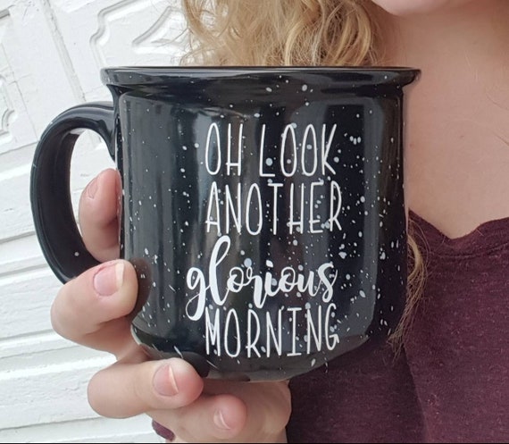 Hocus Pocus Campfire Speckled Mug - Halloween Mug - Fall Coffee Mug