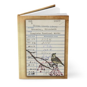 Elizabeth Browning Hardcover Journal