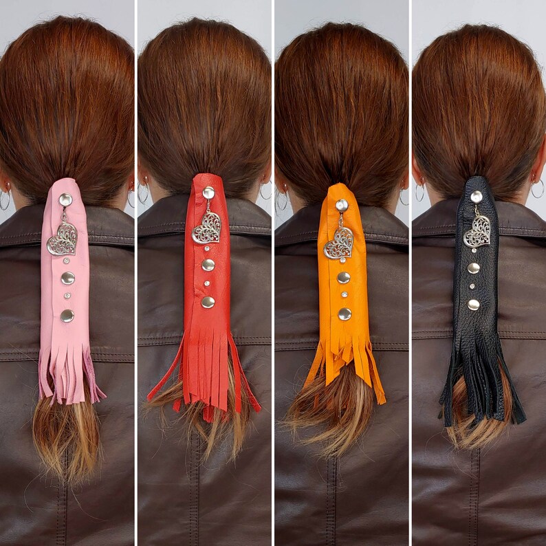 Leather Hair Wrap 5