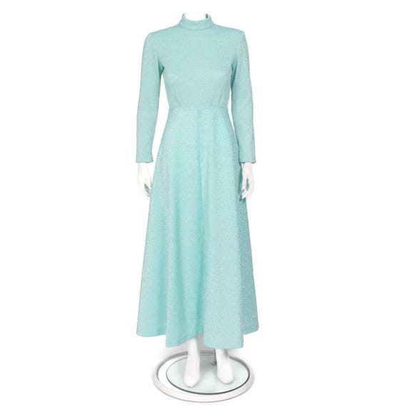 slim fit dress slacks Rotate Women's Glitter Knit Maxi Dress – Saint Bernard main image 0