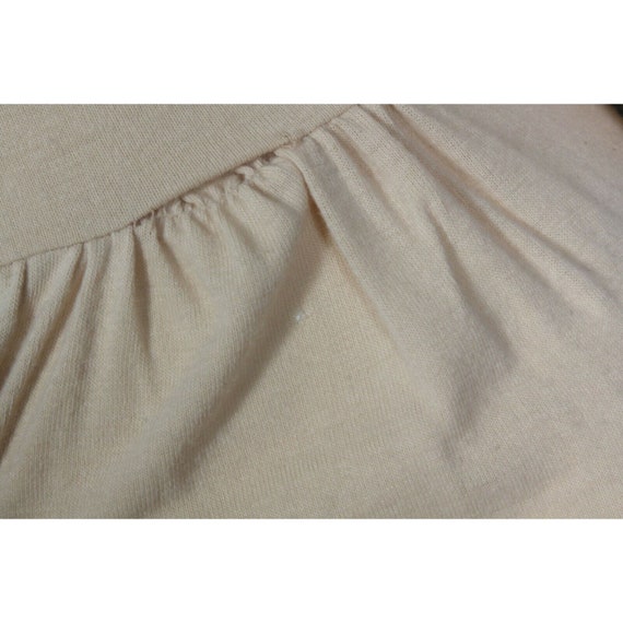 Vtg 70s Jody T Prairie Maxi Dress XS/S Tan Beige … - image 8