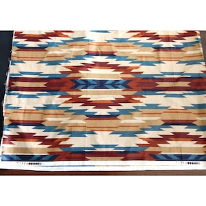 Vintage South-Western Aztec Native New-Mexican Fabric Upholstery 148 x 54 inches