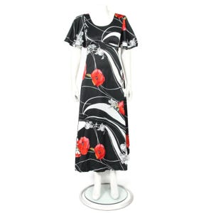 Vtg Mid Century Tori Richard Honolulu Liberty House Angel Sleeve Dress XS/6 /741