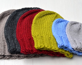 Beanie Knitting Pattern. Modern Slouchy Beanie Knitting Design. Hat Pattern. PDF Download. Knitting Pattern. Baby Slouchy Beanie. Adult.