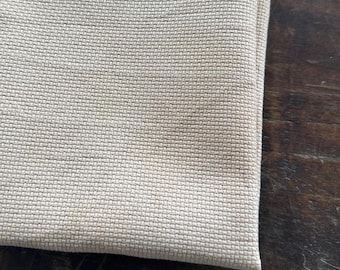Light Tea - Natural Hand Dyed  14Ct Aida Cross Stitch Fabric Fat Quarter MADE TO ORDER Australia