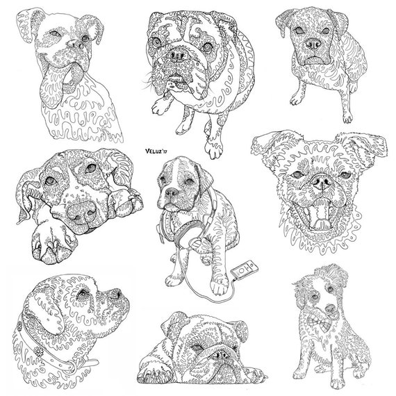 Featured image of post Dog Coloring Book : Click a picture to begin coloring.