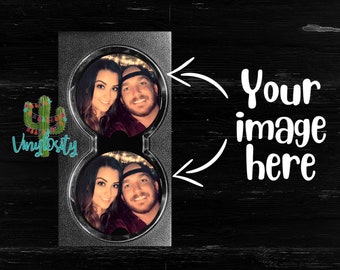 Custom Photo Neoprene Car Coasters - Set of 2