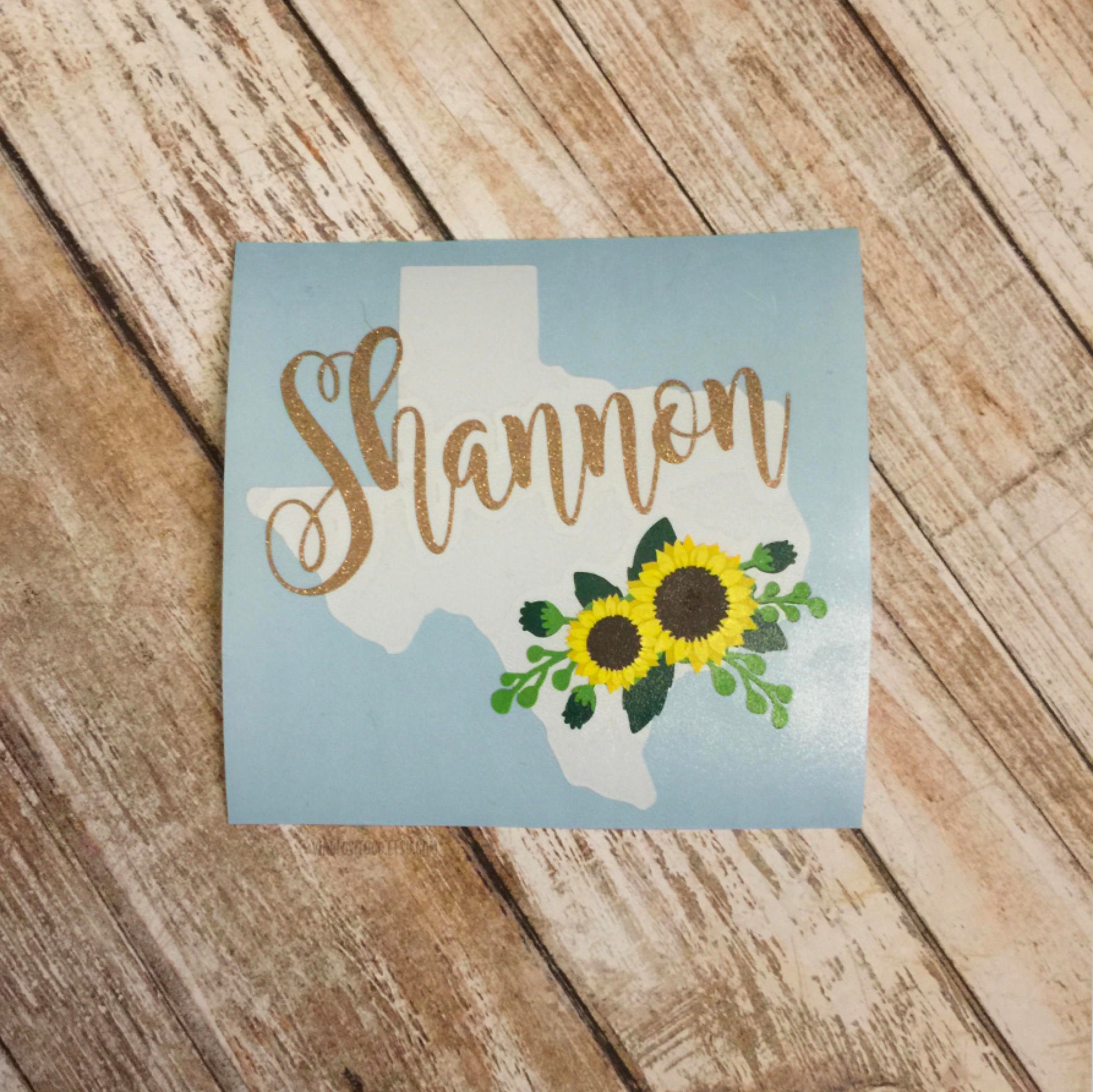 Personalized Floral Texas Decal | Floral Decal | Floral Texas Decal |…
