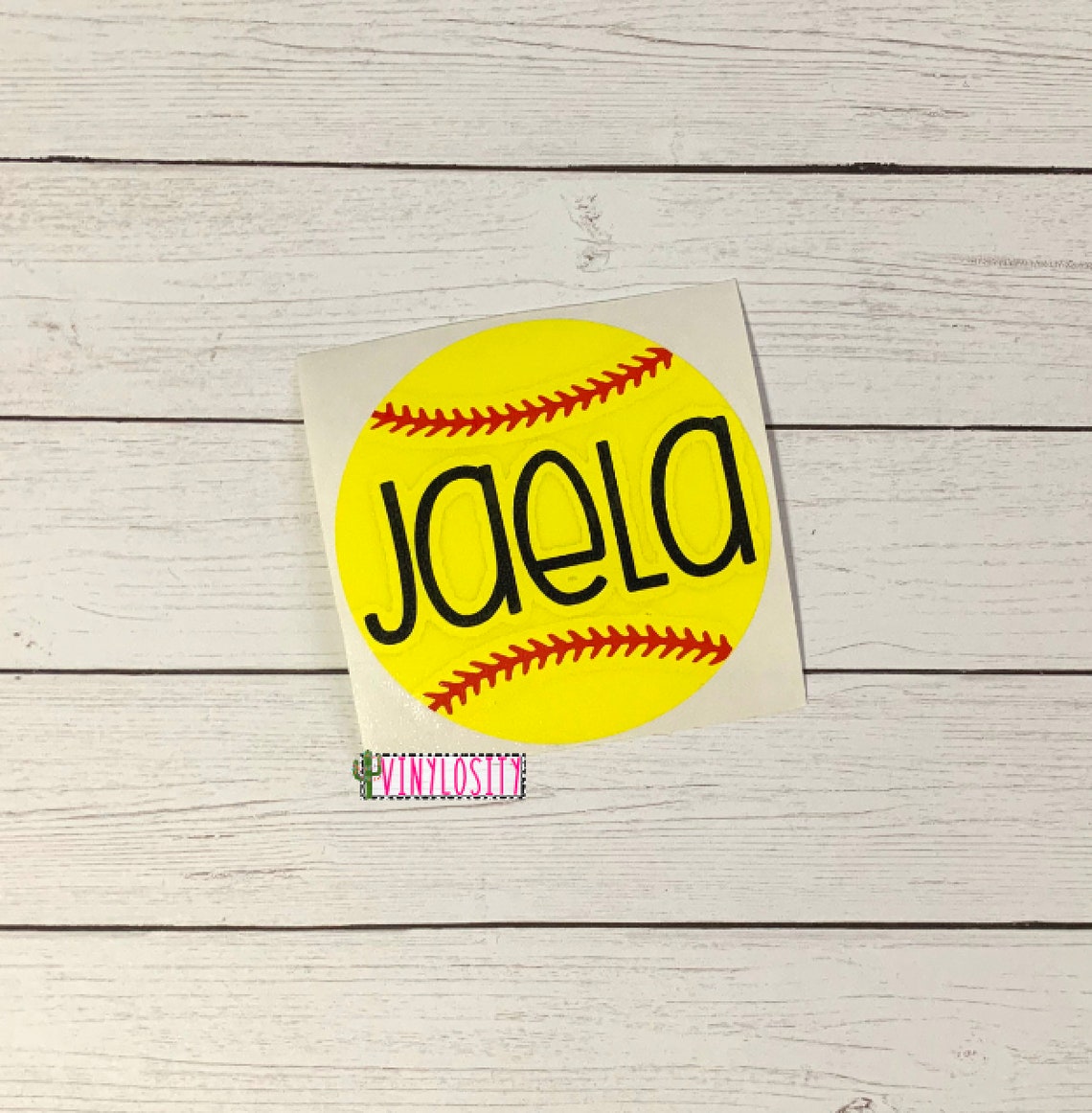 Softball Decal Softball Monogram Helmet Decal Softball Etsy