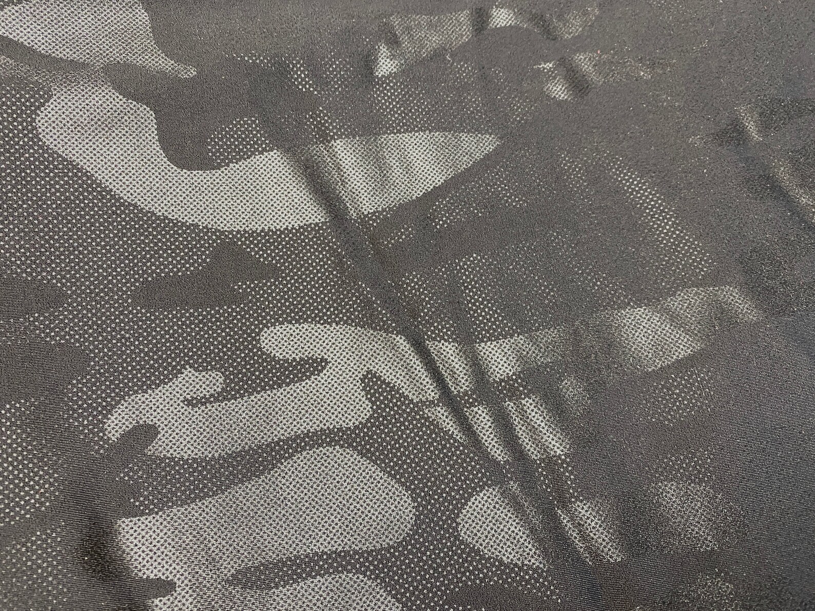 Wet Look Black Camouflage Stretch Nylon Spandex Fabric Best | Etsy