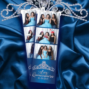 Photo Booth Template: Royal Blue