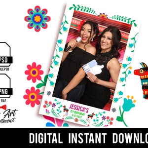 Photo Booth Template: Mexican Theme 4x6 Single Photo