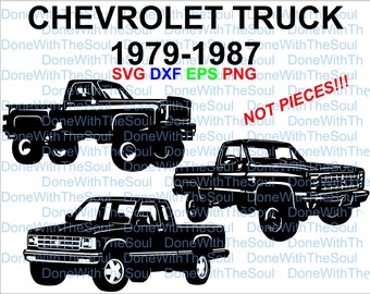 Download Chevy truck 1989 1998 Chevy pickup Car Digital Car | Etsy