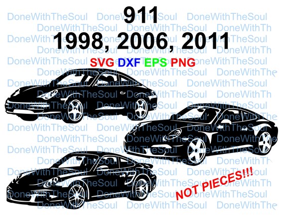 German Car Svg 911 Svg Car Vector Sportscar Cut File