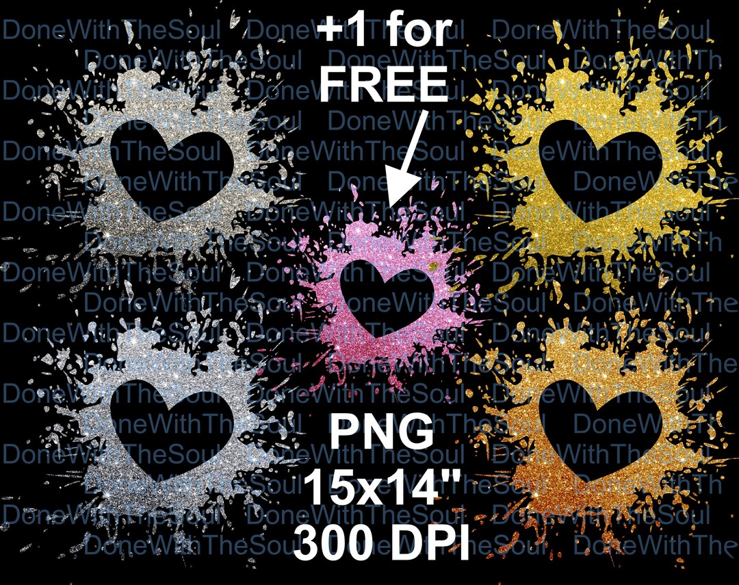 Glitter Heart Glitter Sublimation Glitter Png Heart Clipart Heart ...