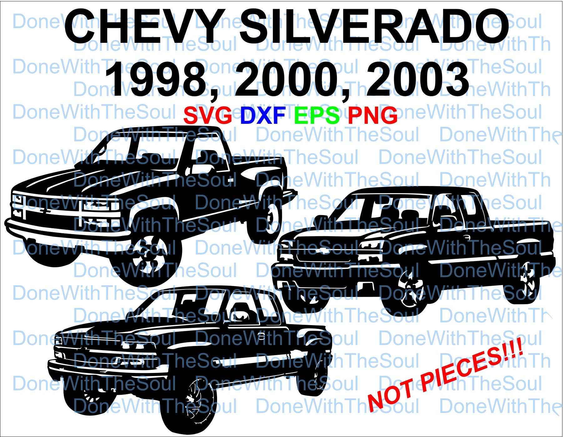 Free Free 231 Silhouette Truck Chevy Silverado Svg SVG PNG EPS DXF File