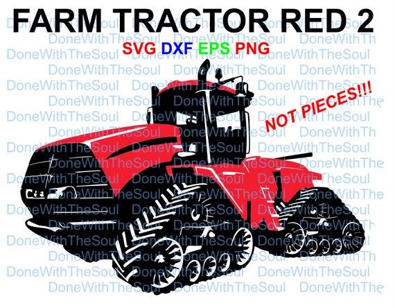 Download Free Red Tractor 2 Farm Tractor Svg Car Vector Farm Svg Etsy SVG Cut Files