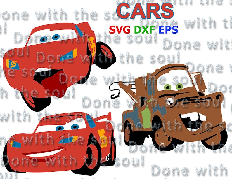 disney cars vector