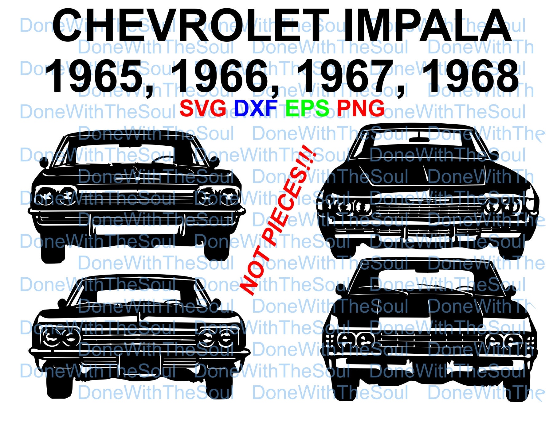 Download Chevy impala front 1965-1968 Chevrolet Impala Muscle car ...