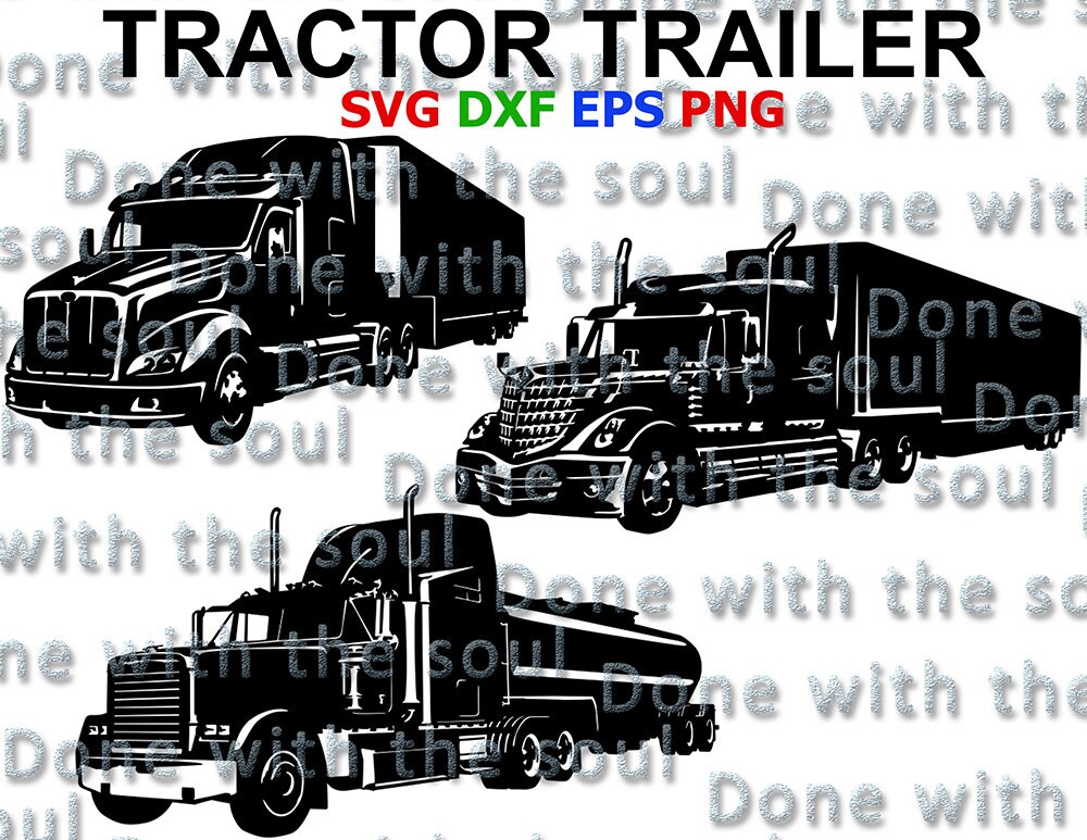 Free Free Truck Trailer Svg 668 SVG PNG EPS DXF File