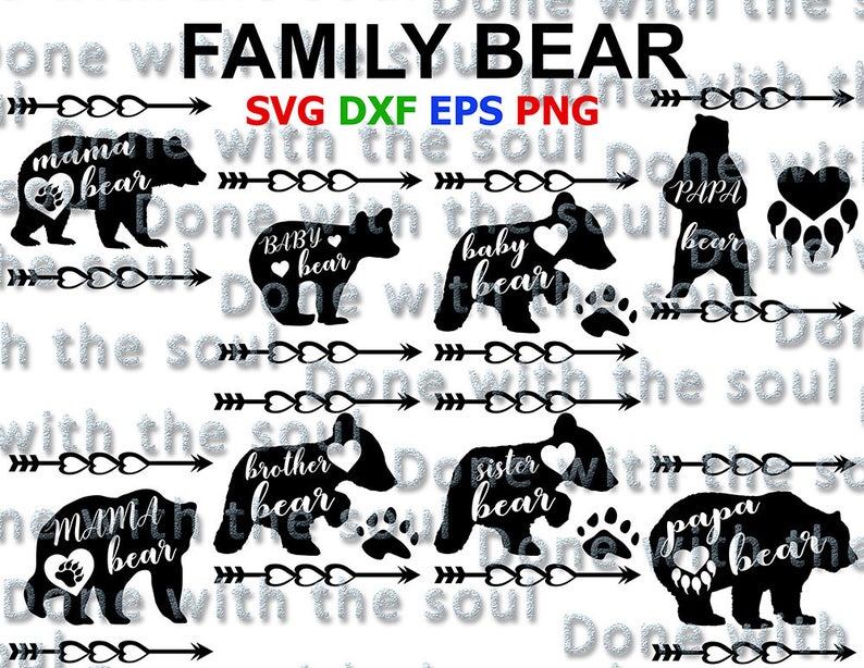 Download Mama Bear Arrows Png Svg Jpeg Digital Art Collectibles Tomtherapy Co Il